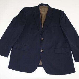 Joseph & Feiss Men's Blazer Size 44 Short Navy Blue 100% Wool 2 Button Jacket S